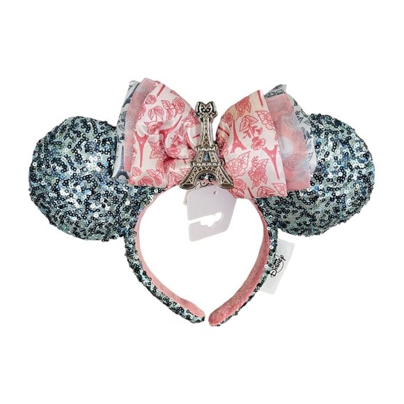 Disney Parks Epcot France Eiffel Tower Minnie Mouse Ears Headband - Picture 3 of 9
